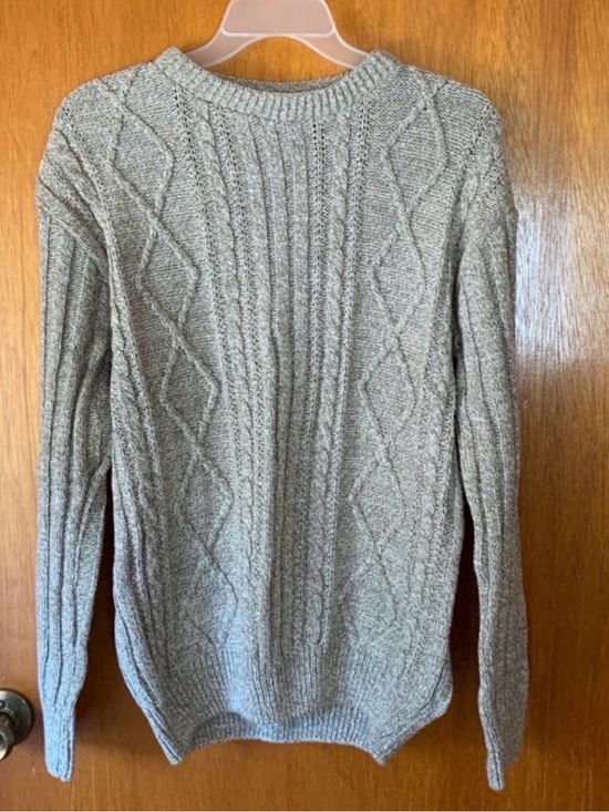 Other - Classic Cable Knit Crewneck Sweater - Light Tan